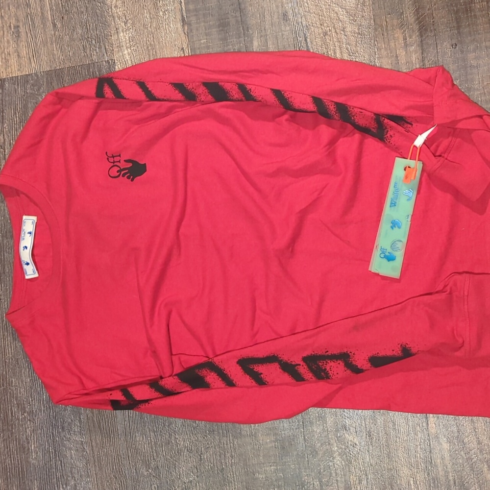 Off WHITE made in Italy- designer shirt (excellent fit)